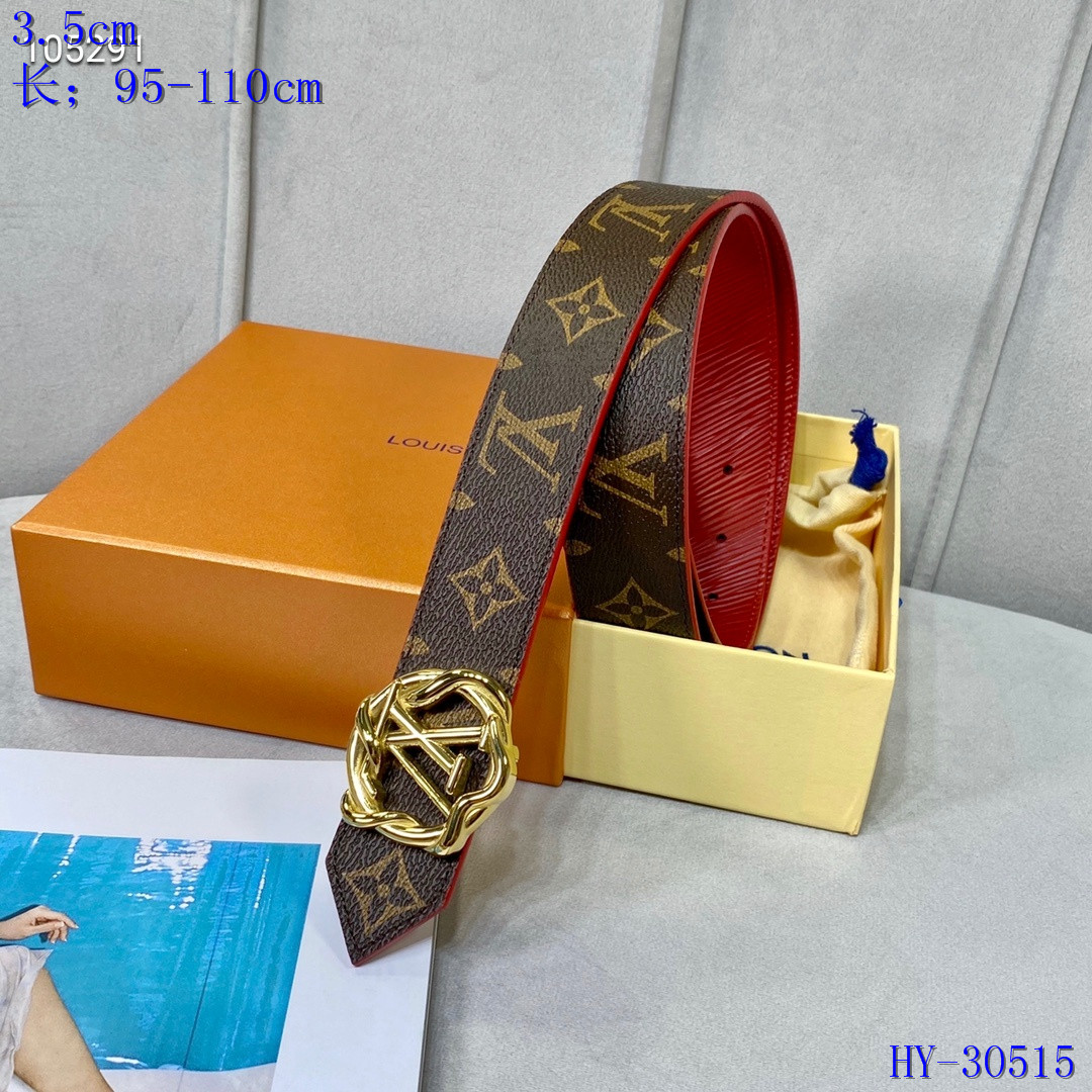 LV Belts 3.5 cm Width 031